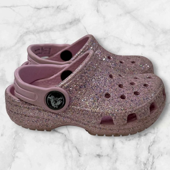 CROCS Other - Baby Crocs Classic Glitter size 5